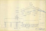 Plan of Cumberland Fire Station, Cumberland, Maine, 1982 by - -