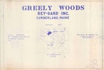 Plan of Greely Woods, Cumberland, Maine, 1977