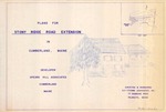 Plan of Stony Ridge Road Extension, Cumberland, Maine, 1984