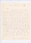 1862-07-25 Lieutenant E.M. Shaw to Governor Washburn regarding recruits by E. M. Shaw