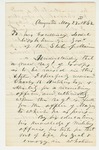 1862-05-23 S. Lancaster recommends Charles K. Hutchins for recruiting officer by S. Lancaster