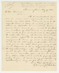 1862-05-27 Samuel C. Belcher applies for a commission in a new regiment by Samuel C. Belcher