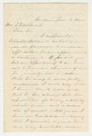 1862-06-02 N. Woods recommends Charles Hildreth for appointment as lieutenant by N. Woods
