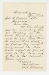 1862-06-03  Charles A. Williams writes General Hodsdon regarding recruitments