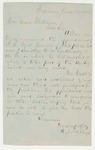 1862-06-20 A.J. Billings recommends E. Hall of Lewiston for position as Lieutenant by A. J. Billings