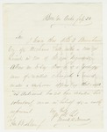 1862-07-22  Mark H. Dunnell recommends Otho W. Burnham for appointment as lieutenant