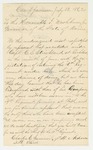 1862-07-23 Charles E. Sumner, J. B. Achorn, and Seth Oliver ask for transfer to the 19th Regiment by Charles E. Sumner, J. B. Achorn, and Seth Oliver