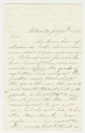 1862-07-24 A.D. Leavitt asks if he is limited for recruiting by A. D. Leavitt