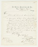 1862-08-25  Colonel Wildes sends descriptive rolls, muster roll of Company D, and enlistment papers of John Burnham