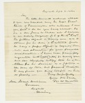 1862-09-08  George W. Morton recommends Sergeant James Childs for promotion to lieutenant