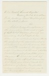 1862-10-11  Sergeant Edwin E. Hall requests promotion to Lieutenant