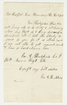1862-11-18  George A. Hutchins requests his descriptive list
