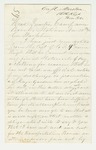1862-11-30  Captain Daniel Marston of Company C requests reimbursement for expenses