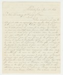 1862-12-11 H.B. Rand writes regarding the death of his brother, Captain Moses W. Rand by H. B. Rand