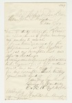 1862-12-13 George W. Houdlett request his descriptive list be sent to the hospital by George W. Houdlett