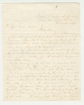 1862-12-23  Lieutenant Colonel Tilden writes Governor Washburn regarding the condition of the regiment after Fredericksburg