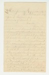 1862-12-23 Lieutenant Austin requests bounty aid on behalf of Israel Lovell by Hovey Austin