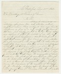 1862-12-29  S.B. Rand recommends Sergeant S.H. Plummer for promotion