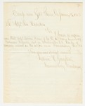 1863-01-02 William H. Broughton informs Adjutant General Hodsdon of the death of Captain Edwin Farrar, Company D by William H. Broughton