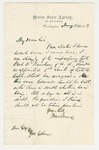1863-01-24  Israel Washburn recommends Lieutenant Fred H. Beecher for promotion