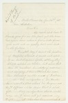 1863-01-26  Hospital Steward William W. Eaton requests position as Assistant Surgeon though he has not received his diploma