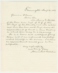 1863-01-30  Hannibal Belcher recommends appointment of Sergeant James W. Childs