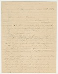 1863-02-02  Charles E. Morgan requests discharge of George F. Strong