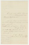 1863-02-21  Lieutenant J.H. Malborn rcommends promotion of Captain Belcher