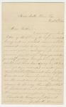 1863-03-10 Nathan Fowler writes his father by Nathan Fowler