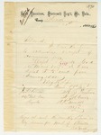 1863-03-21  Lt. Colonel A.B. Farnham acknowledges commission for Captain Isaac Pennell