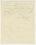 1863-03-25  B.H. White requests a report of the regiments from Adjutant General Hodsdon
