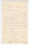 1863-04-13 Solon Chase requests the address of Dr. Wiggin by Solon Chase
