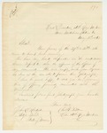 1863-05-03 Colonel Tilden writes Adjutant General Hodsdon regarding requested photographs of regiment officers by Charles W. Tilden