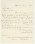 1863-05-13  Captain S. Forrest Robinson recommends Nathan Fowler for promotion