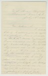 1863-07-17 John S. Bates requests a furlough since his wounding at Fredericksburg by John S. Bates