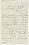 1863-07-24 Amasa Bryant inquires about state aid for families by Amasa Bryant