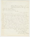 1863-08-24 Lieutenant Colonel A.B. Farnham reports arrival of 168 drafted men by Augustus B. Farnham