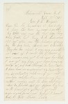 1863-09-11   Samuel P. Burnell writes regarding his pay, which he has not received for 6 months