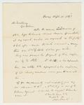 1863-09-15 Israel Washburn, Jr. writes Governor Coburn regarding reimbursement of Dr. Holt by Israel Washburn Jr.
