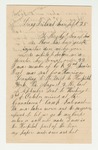 1863-09-25 Hiram F. Evans states he is not a deserter and requests correction to records by Hiram F. Evans