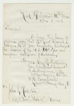1863-11-02 Lt. Colonel Farnham reports the honorable discharge of Daniel Warren by Augustus B. Farnham