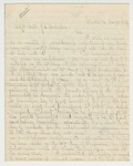 1863-11-17 Lieutenant Daniel Warren requests confirmation of his appointment by Daniel Warren