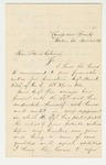 1863-11-24 Captain Joseph Fitch recommends Sergeant Atwood Fitch for promotion by Joseph Fitch