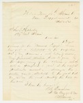 1863-11-24 Lt. Colonel Farnham writes regarding the annual report distribution to the companies by Augustus B. Farnham