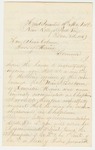 1863-12-08  Lieutenant Colonel A.B. Farnham recommends promotions, including nomination of Reverend Uriah Balkam as chaplain