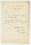 1864-01-13  Major Leavitt writes regarding the condensed history of the regiment