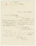 1864-01-28  John Patten requests information on Stephen Buswell