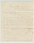 1864-02-23 Lieutenant Marshall Smith recommends Sergeant Jabez P. Parker for promotion by Marshall S. Smith
