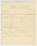 1864-02-23  Captain Daniel Marston recommends Sergeant Fisk for promotion
