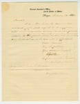1864-02-24 Captain Elijah Low requests information on the status of B.G. Foster by Elijah Low